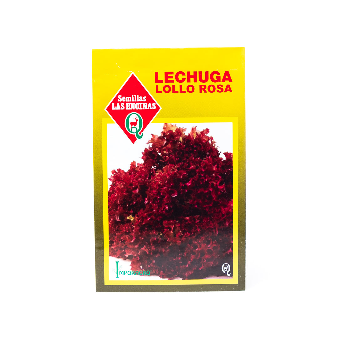 Semillas de Lechuga Lollo Rosa Enjardinate