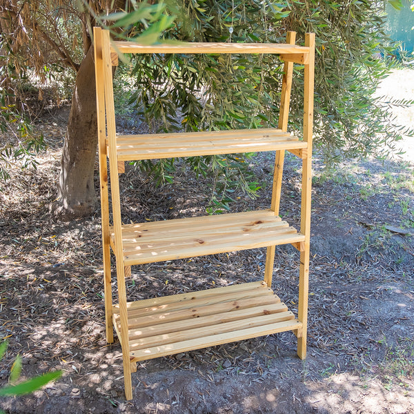 Repisa de Madera de 4 secciones 140x80 cms