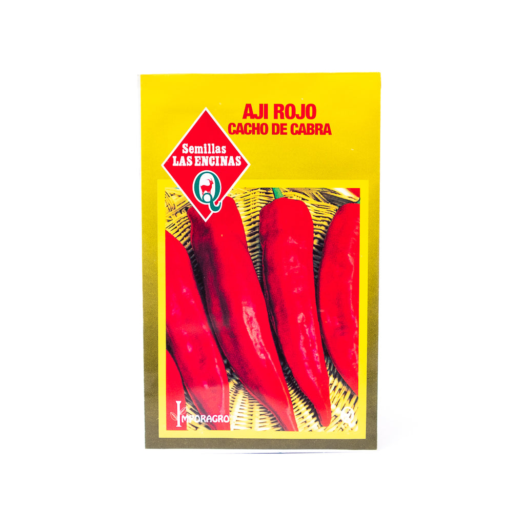 Semillas Ají Rojo Cacho de Cabra
